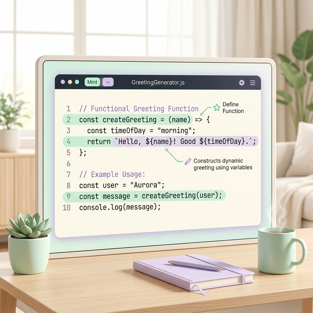 A clean code snippet showing a simple approach