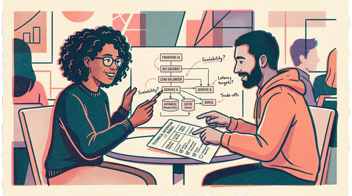Collaborative interview dialogue between candidate and interviewer