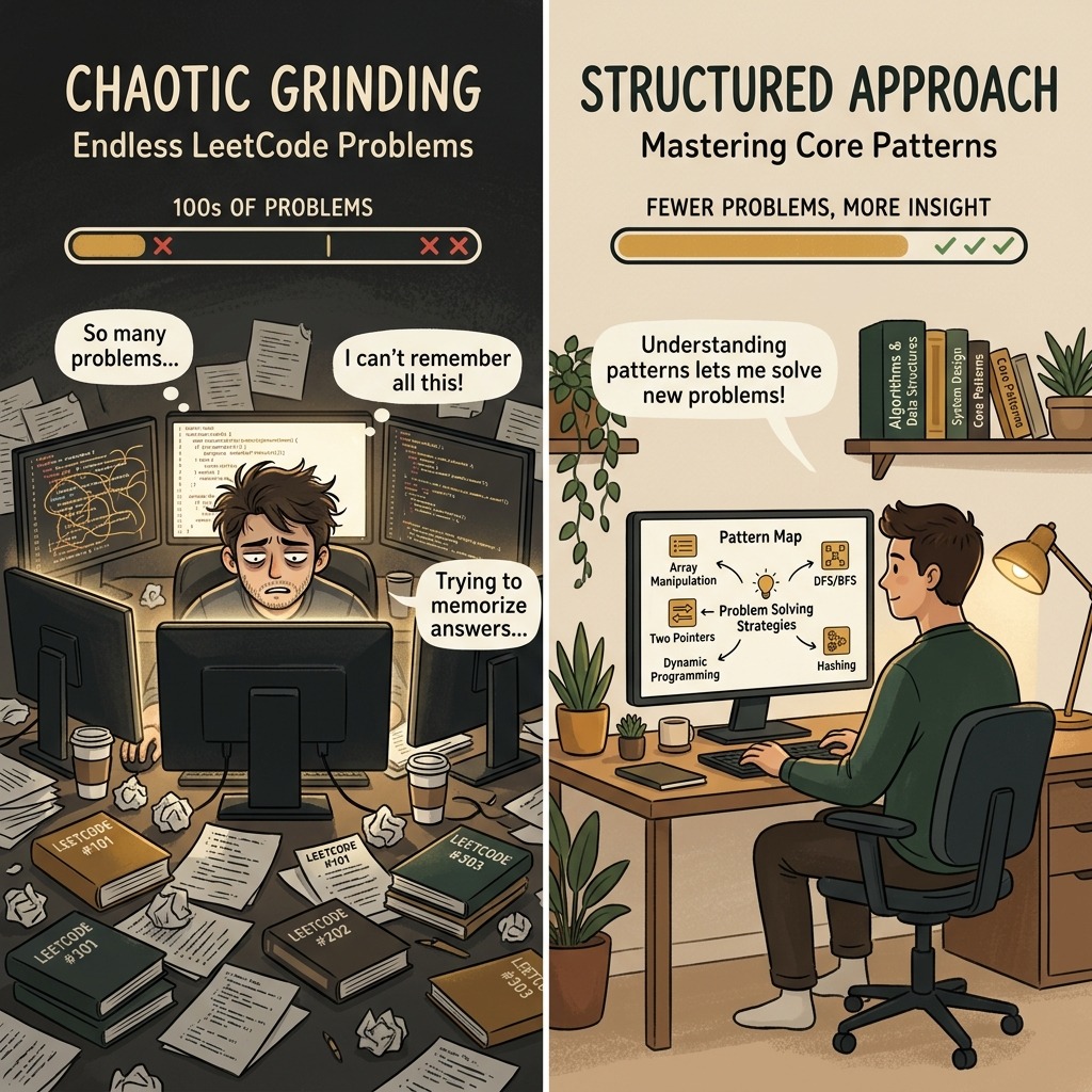 Grinding vs Core Patterns