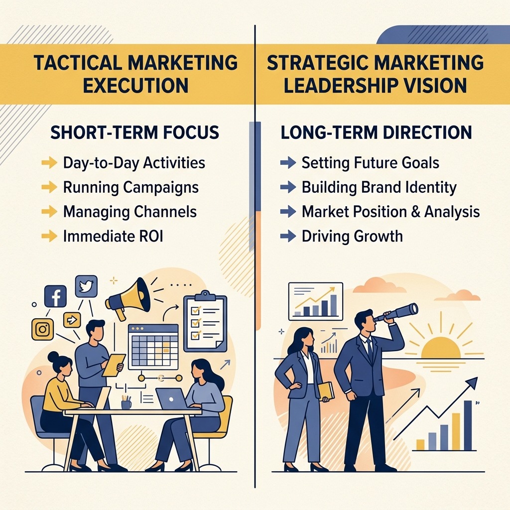 Tactical Marketing vs Strategic Leadership