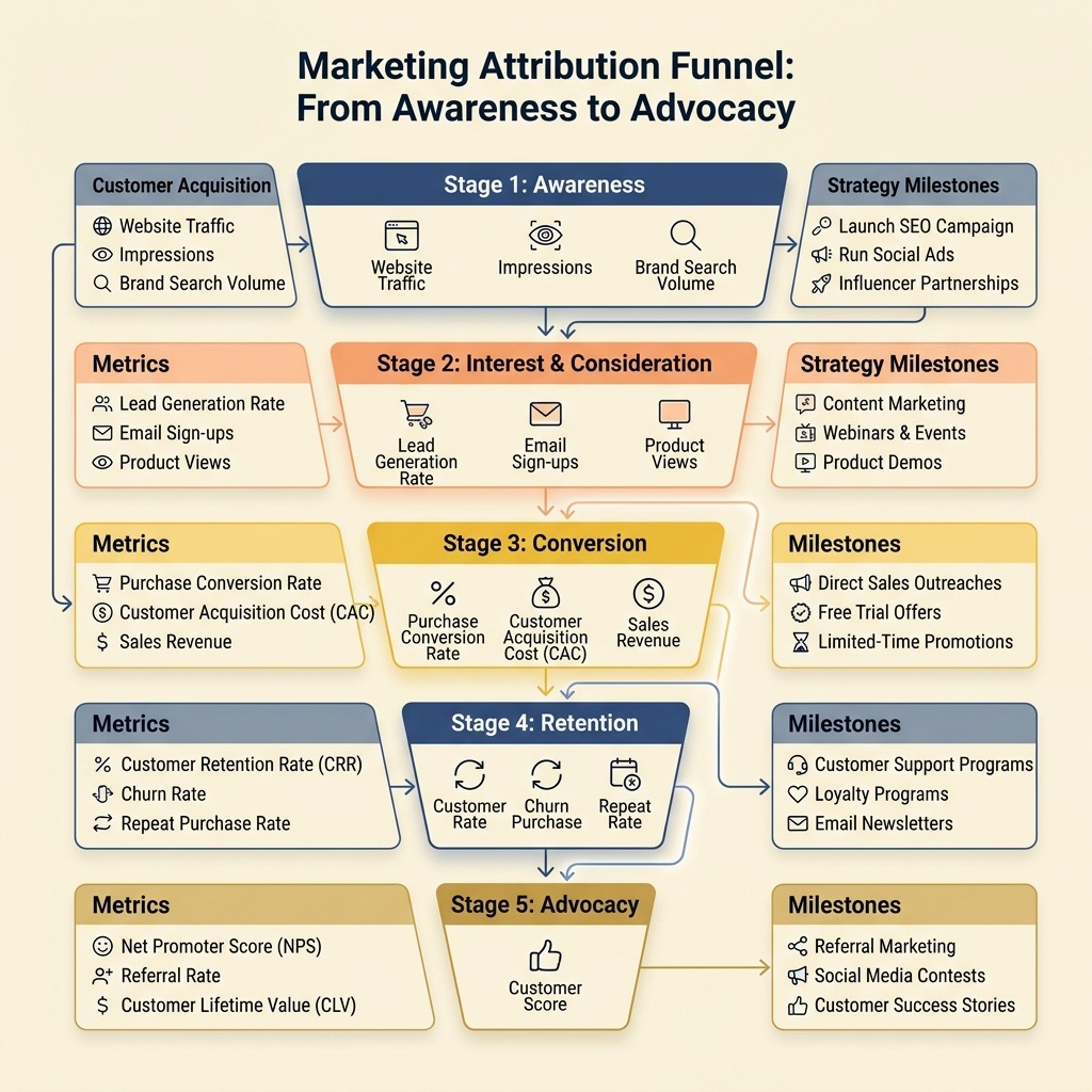 Marketing Attribution Funnel