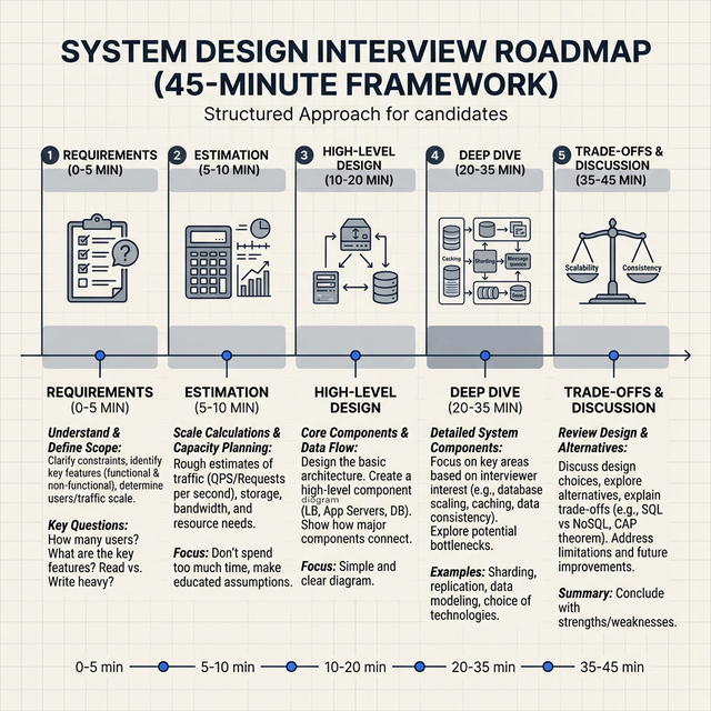 45-Minute Interview Framework