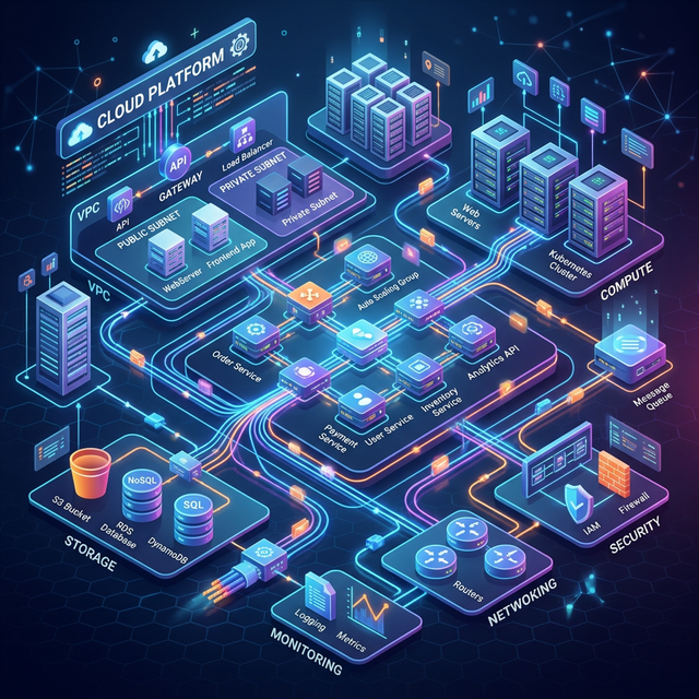 Cloud architecture diagram